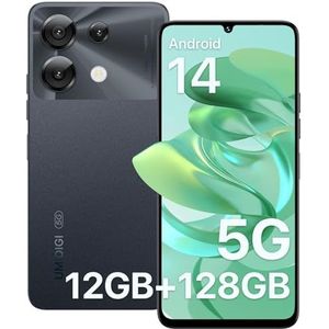 UMIDIGI G9 5G mobiele telefoon, Android 14 smartphone zonder abonnement, 90HZ Octa-Core, 12 GB + 128 GB smartphone, 6,75 inch HD + display, 50 MP, Face & Fingerprint Unlock, 5000 mAh, GPS, Dual SIM 5G