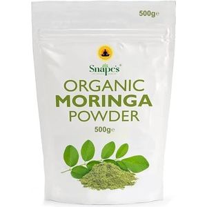 Biologische Moringa Oleifera blad poeder - Pure & Raw - Bodemvereniging gecertificeerd - 500Gram
