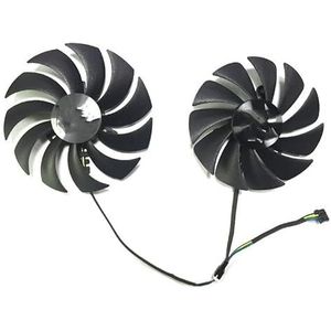 Nieuw 8 8 mm 42 mm 100 mm 40 mm 4- Pin DC 12V RTX 3070 Ti grafische fan for Zotac GeForce RTX 3070 Tweelingrand RTX 3070 Ti GPU Koelventilator (Color : 2pcs)