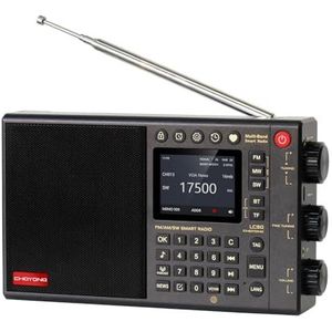 CHOYONG LC90 Draagbare Digitale Internet Radio AM/FM, Longwave & Shortwave Met SSB Receptie - WiFi Bluetooth, TF-kaart Multi-Band Smart