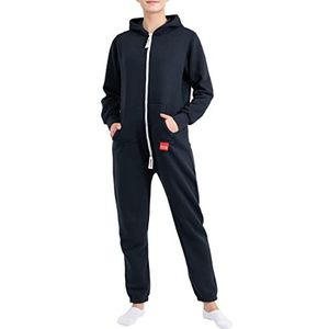 Basisstoff Jumpi Jumpsuit voor dames, eendelig, donkerblauw, L