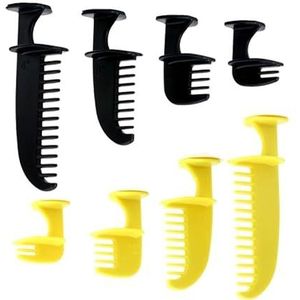 Set Kam Kappers Mini 4 STKS Plastic Haar Snijden Kam Styling