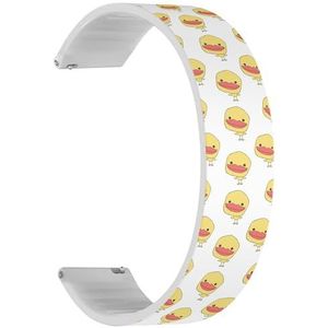 Solo Loop band compatibel met Garmin Forerunner 255/255 Music, 265, 745, Venu 2, Venu 3, Vivoactive 4 (decoratieve hondenprint Jack Russel) quick-release 22 mm rekbare siliconen band, accessoire,