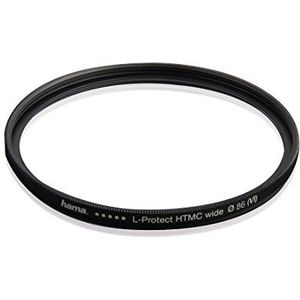 Hama UV-filter HD 86 mm Slim (lensbescherming, 3 mm platte metalen houder met schroefdraad, meervoudig gecoat HTMC, incl. filterbox)