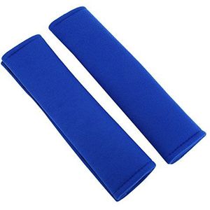 Autogordelhoes, 2 Stuks/set Autogordelhoezen Universeel voor de Meeste Autogordels voor Kussenslopen (BLUE)