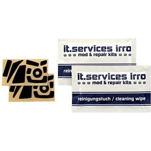 IT-Services Irro 2 x sets Glides/muisglijders/muisvoeten geschikt voor MadCatz/Saitek R.A.T. 3/5/7/9/M.M.O 7, incl. 2 reinigingspads