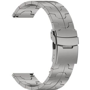 22 mm titanium band geschikt for Huawei Watch 4/4pro GT3Pro GT 4 46 mm band geschikt for Samsung Watch3 45 mm geschikt for Amazfit GTR 47 mm zakelijke armband(Titanium,For Huawei GT3pro 46)