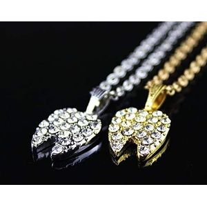 Earlywish Halsketting met hanger voor 4 tandartsen, hygiënisch, kristal, molar tand