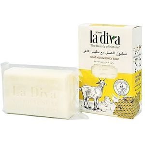 Zeepkuip ZIEGENMILK EN Honey 100 g - LA DIVA