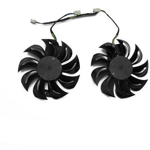 75MM GA81B2U 12V 0.38A 4Pin RX 460 560 Voor POWERCOLOR voor Dataland RX560 RX460 Red Dragon Grafische Kaartkoeler Koelventilator