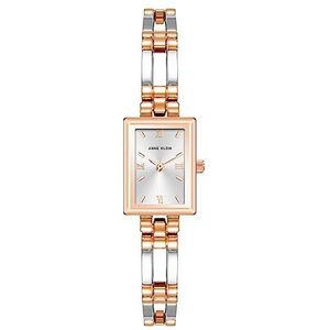 Anne Klein Armband horloge voor dames, Zilver/Rose Goud, Quartz uurwerk