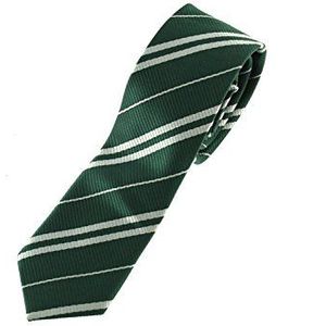 Zac's Alter Ego® Wizards Tie For Fancy Dress, School Uniform, World Book Day (Emerald Green)