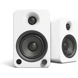 Kanto YU4MW luidsprekers met Bluetooth-voeding - 140 watt - Phono-voorversterker (matwit)
