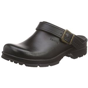 Sanita San-Duty clogs voor dames, Zwart Zwart Zwart 2, 39 EU
