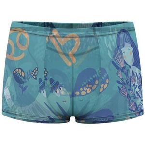 Schattige sterrenbeeld patroon heren boxer slips sexy shorts mesh boxers ondergoed ademende onderbroek string