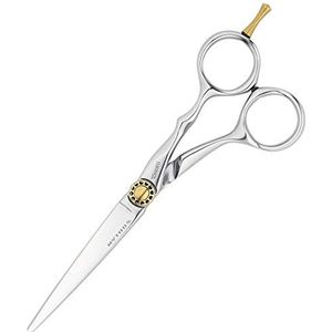 Tondeo Premium-Line Mythos Offset kappersschaar, 6-inch maat, zilver, 0,08506 kg