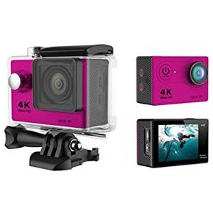 Sportcamera Draadloze Wifi Mini Smart High-Definition Outdoor Waterdichte Camera 4K Sport DV(Color:Pink)