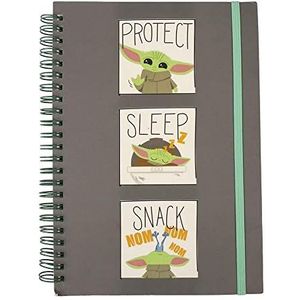 Protect Sleep Snack The Child Mando A5 notitieboek Star Wars