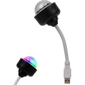 Discobol licht | Discobal roterende lampen,RGB Strobe LED Lamp Stage Light voor Home Room Dance Feestartikelen, USB Oplaadbaar Raxove