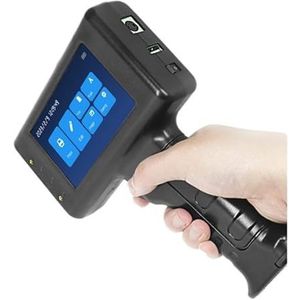 12,7 mm handheld inkjetprinterpistool draagbaar for metalen vervaldatum Barcode QR-code batchnummers Afdrukken in meerdere formaten(Printer 2 black inks)