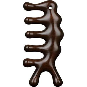 Brede Getande Sandelhout Kam Multifunctionele Meridianen Massage Kam Haar Wassen Kam Douche Borstel Haar Styling Accessoires