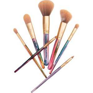 Kwastenset Professionele Make-upkwastenset 7 Stuks Zachte Borstels Oog- En Gezichtsfoundationkwastenset Make-Up Borstel Set