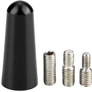 Yctze 3 cm / 1,2 inch antenne, aluminium dak korte staaf antenne-adapter met schroeven