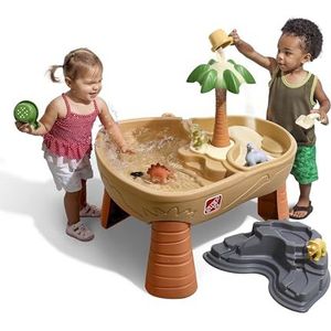 Step2 Zand & Watertafel Dino Dig - Waterspeelgoed voor de Tuin - Inclusief 7 Accessoires