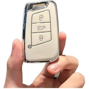 Autosleutel beschermhoes Mode TPU Autosleutel Case Cover Tas Voor Passat B8 Voor Magotan Voor Superb A7 Voor Smart Kodiaq Seat Shell Sleutel Shell(3)