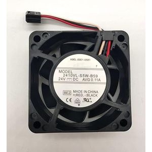 LMNCBVYA 2410VL-S5W-B59 60mm DC 12V 0.17A 3-Wire Fan - 6cm Computer Case Fan