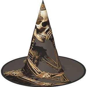 SSIMOO Interessante skelet Halloween-feesthoed, grappige Halloween-hoed, brengt plezier op het feest, maak je de focus van het feest