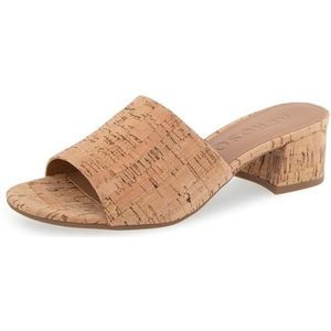 Aerosoles Como Slide sandaal voor dames, natuurlijke kurk, 10 UK, Natuurlijke Cork, 10 UK Wide