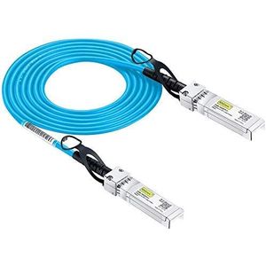 10Gtek 10Gb/s SFP+ DAC Cable 1m in Blue - 10GBASE-CU Passive Direct Attach Copper Twinax SFP Cable for Cisco, Ubiquiti, Netgear, D-Link, TP-Link, Mikrotik, Zyxel, Open Switch