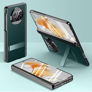 Telefoonschermbescherming Compatibel met Huawei Mate X3 hoesje, mobiele telefoon flip case, [gegalvaniseerde telefoonhoes] [schermbeschermer] Robuust schokbestendig 360 volledig beschermende telefoonh