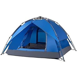 Tent voor Camping Waterdichte Opvouwbare Camping Tent Dubbellaags Tent Vissen Bergbeklimmen 3-4 Persoons Familie Tent Outdoor Tent Wandeltent Campingtent (Color : A, Size : 220 * 200 * 135 cm)