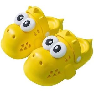 Zomersandalen voor kinderen, comfortabele klompen, tuinschoenen voor jongens en meisjes, cartoon, instappers, sandalen, strandslippers voor klein/groot kind, roze, Geel, 1-1.5 Big Kid