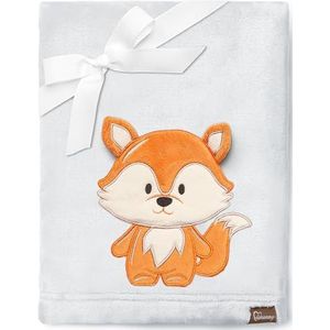 Be Mammy - BE20-168 - Kinderdeken - Lichtgrijs - 3D-applicatie