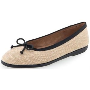 Aerosoles Homebet Balletplat, voor dames, natuurlijke raffia, maat 38 EU, Natuurlijke Raffia, 5.5 UK Wide