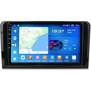 Android 11 Dubbel Din Stereo Auto Multimedia Radio Voor Mercedes W164 ML GL 2005-2012 9 Inch Dubbel Din Auto Stereo Head unit Ondersteuning 4G WIFI Bluetooth Stuurbediening Carplay(A600S 4G+WIFI 8-Cor