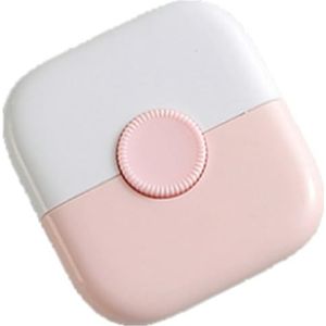 Uxsjakjsd 2-in-1 haarknipper kapperkam haarsnijder verwijderaar thuis mini make-up gereedschap, roze