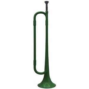 Koperen studententrompet B Flat Bugle Cavalerie Trompet Met Mondstuk Voor Band School Student (Color : Green)