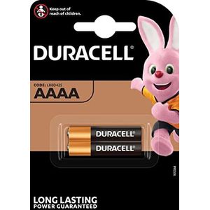 Duracell dur041660 Alkaline 1,5 V oplaadbare accu – batterijen (alkaline, 1,5 V, zwart, 42 x 8,3 x 8,3 mm, AAA)