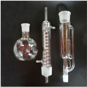 Essentiële distillatiesets met extractor van 250 ml tot 1000 ml en condensor (Spherical-250 ml)