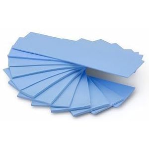 ADWITS 12-pack geassorteerde dikte 0,5 1,0 1,5 mm warmtegeleidende siliconen pads met 6,0 W/mk thermische geleidbaarheid, zacht veilig Eenvoudig aan te brengen voor SSD CPU GPU LED IC Chipset-koeling - Blauw