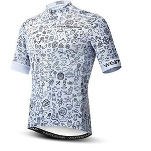 Weimostar mountainbike-fietsshirt met korte mouwen S-3XL, ademend en snel droog