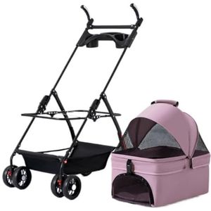 Kinderwagen Voor Huisdieren Kinderwagen For Katten En Honden, Kinderwagen For Honden En Katten Teddy Kinderwagen, Kinderwagen For Kleine Huisdieren, Lichtgewicht Hondenwandelwagen Draagbare Kinderwage