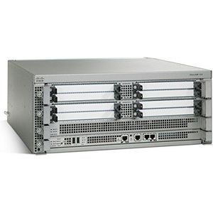 Cisco ASR 1004 router met ethernet/LAN, grijs – aangesloten router (IPv6, grijs, 4U, netwerk, 120–240 V, 50/60 Hz)