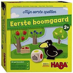 HABA Mijn Eerste Spellen - Eerste Boomgaard 2+: Speel samen met de allerkleinsten en stimuleer motorische vaardigheden!