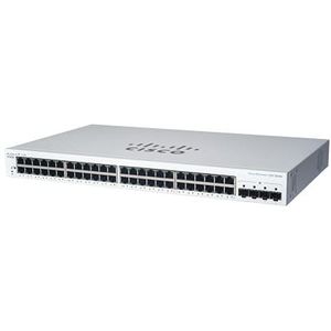 Cisco Commutateur Intelligent Business CBS220-48P-4X | 48 Ports GE | PoE | Ports SFP+ 4 x 10G | Garantie matérielle limitée de 3 ans (CBS220-48P-4X-EU)