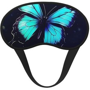 Vlinder slaapmasker voor vrouwen meisjes mannen zacht comfortabel oogmasker met verstelbare riem verduisterende oogslaap schaduwhoes voor reizen yoga dutje ploegendienst werk